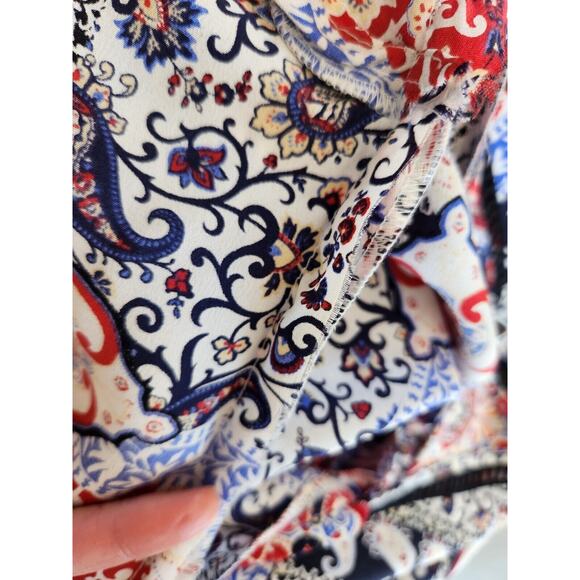 L'AGENCE Rosalia Silk V-neck Maxi Dress Size 8 Floral 1B403 - Picture 10 of 12